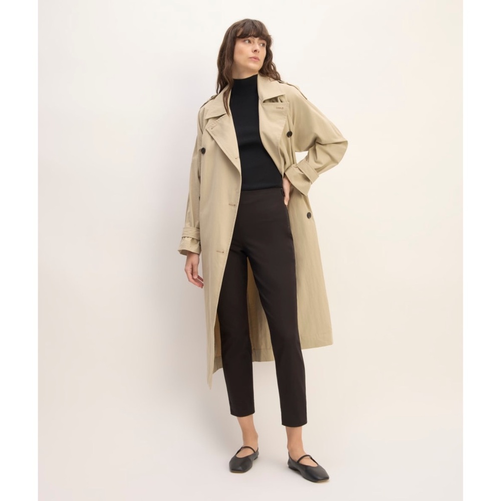 Everlane Bi-Stretch Work‎ Pant Black Size 8 Cropped Ankle